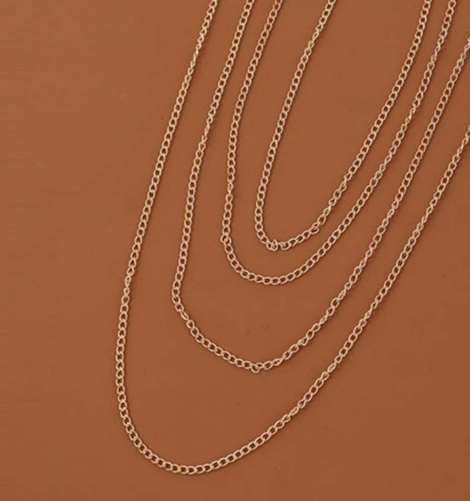 Multi Layered Leg Chain In Gold - Picture 4 of 5